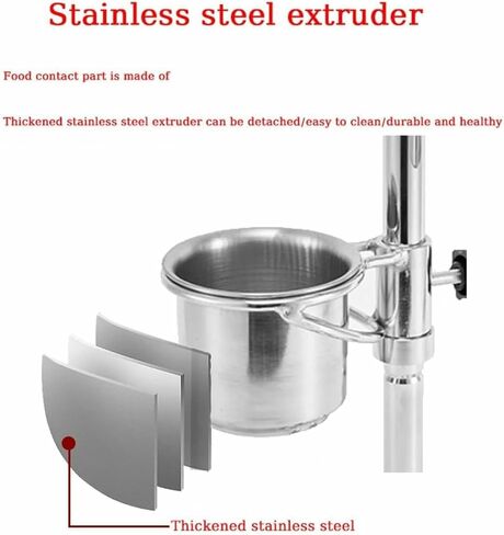 30cm Manual French Fries Maker,Commercial Fried Potato Strips Maker,Extra Long Japanese Style French Fries Maker,with Pull-Out Extruder,with Fried Basket for Restaurants in Saudi Arabia