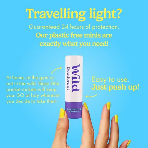 حزمة من 3 مزيل العرق المصغرة - الروائح الطازجة - المكونات الطبيعية والحماية الخالية من الألومنيوم - حماية طويلة الأمد - رائعة لقضاء العطلات والسفر - مجانية من البلاستيك - نباتي وصديق للبيئة - حجم تجريبي in Kuwait