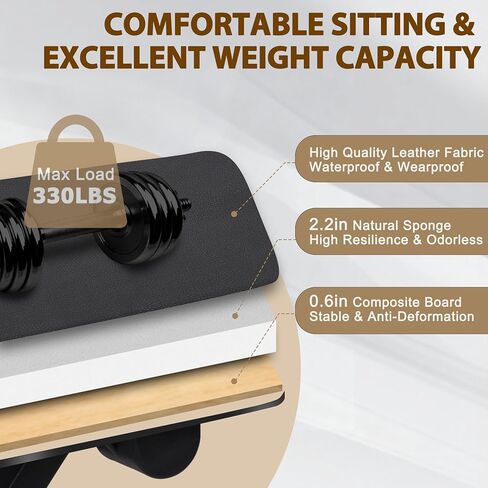 Smartxchoices Adjustable Piano Bench Padded Keyboard X-Style Bench Piano Stool Guitar Chair Piano Stand, Black in Kuwait