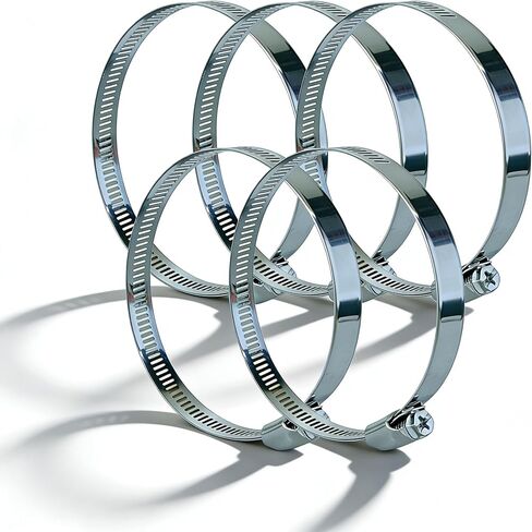 Hose Clamps,3 Size Stainless Steel Screw Clamp Adjustable,Duct Clamp for Automotive, Fuel Line, Garden, Heater, Radiator Tube Pipe (20PCS(16-25mm/22-32mm/25-38mm)) in Saudi Arabia