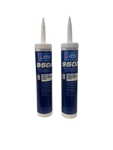 Sherwin-Williams 950A Siliconized Acrylic Latex Caulk White (2-Pack) in Kuwait