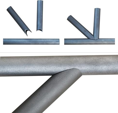 KAKA INDUSTRIAL Aluminum Pipe Notcher, 0-45° Adjustable for 2 inch Pipes and Tubes, Lightweight Drill Press Mount, Model PN-1/2A in Kuwait