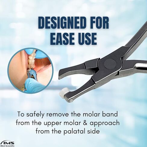 Dental Adhesive Removing Pliers, Orthodontic Band Remover Forceps Dental Surgical Instrument Tool Tooth Pulling Kit for Dentist - Easy to Use and Portable in Saudi Arabia