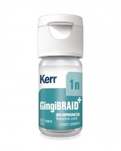 Kerr 13741 GingiBRAID+ سلك سحب غير مشرب، اختصار، 1n، صغير، أبيض مع حبلا أرجواني in Saudi Arabia