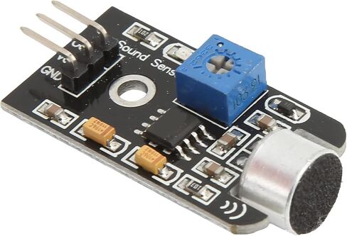 Microphone Sensor Sound Module High Sensitivity Adjustable Gain for Detecting Sound Strength Suitable for Audio Enthusiasts 1 X Detection Module in Kuwait