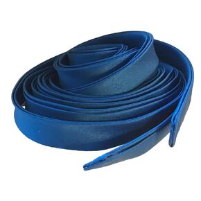 Wedding Corset Satin Ribbon 140", Corset Back Lace-up Straps, Zipper Replacement Corset Ribbon.//Royal Blue,Lt. Blue,Navy,Cobalt,Yale,Turquoise. (Cobalt Blue)