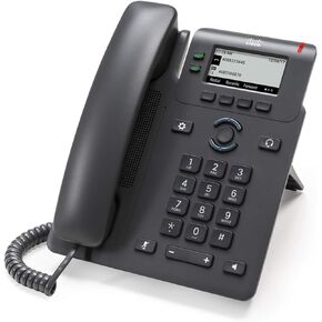 Cisco IP Business Phone 6821, 2.5-inch Grayscale Display, North American Power Adapter, Class 2 PoE, 2 SIP Registrations, 1-Year Limited Hardware Warranty (CP-6821-3PW-NA-K9=)