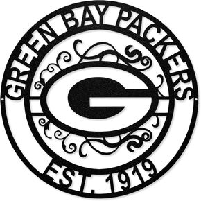 NFL Green Bay Packers Laser Cut Metal Sign