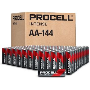 ProCell Intense AA High-Performance Alkaline Batteries (144 Pack), 10-Year Shelf Life, Bulk Value Pack for High Power Professional Devices