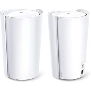 TP-Link AX6600 Deco Tri-Band WiFi 6 Mesh System(Deco X90) - Covers up to 6000 Sq.Ft, Replaces Routers and Extenders, AI-Driven and Smart Antennas, 2-Pack (Renewed)