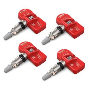 MORESENSOR Signature Series 315MHz TPMS Tire Pressure Sensor 4-Pack | Preprogrammed for Select 100+ American/Japanese Brand Models | Replacement for 68078861AA | Clamp-in | NX-S044-4