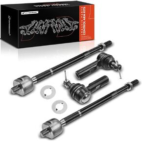 A-Premium Set of 4, Front Inner & Outer Tie Rod End Kit, Compatible with Toyota Camry 1992-2001, Sienna 1998-2003, Avalon 1995-2004, Solara 1999-2003, Lexus ES300 1992-2001