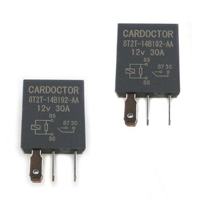 8T2T-14B192-AA 2Pcs 4Pins AC Relays Motor Relays Multi Purpose fits Fusion F150 F250 F350 F450 Edge Explorer Various (8T2T-14B192-AA 4PIN, Multi Purpose Relay)