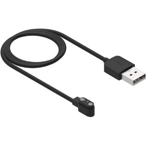 Black Compatible with Da Fit Smart Watch Charger, Replacement USB Charger Cable 3.3 Ft Charging Cord for Smart Watch with Da Fit App Smartwatch Cables and Chargers, Smartwatch Accessories