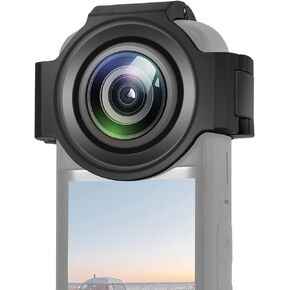 PULUZ Lens Protector for Insta360 X4, Optical Glass Lens Guard Protective Cover for Insta 360 X4 Removable Waterproof & Anti-Scratch Camera Cap Accessories
