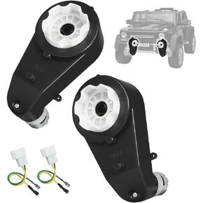 2 Pcs Kids Ride On Car Gearbox 550 24V Motor 40000RPM, Electric Motor Gearbox Motorcycles High Speed RS555 Drive Engine Match Children Ride On Toys