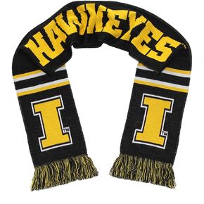 Iowa Hawkeyes Scarf - University of Iowa Knitted Classic