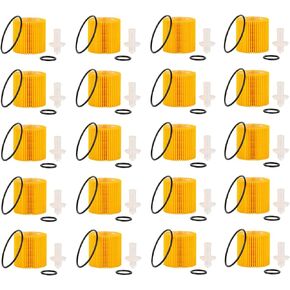 04152-YZZA1 Engine Oil Filter Compatible with Toyota Avalon Camry Highlander RAV4 Tacoma Sienna and More Replace 04152-31090 04152-YZZG1(set of 20)