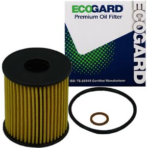 ECOGARD X5830 Premium Cartridge Engine Oil Filter for Conventional Oil Fits Mini Cooper 1.6L 2007-2015, Cooper Countryman 1.6L 2011-2016, Cooper Paceman 1.6L 2013-2016