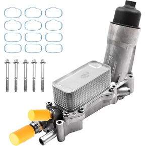 Aluminum Oil Filter Housing Engine Oil Cooler For 2011-2017 Dodge Charger Durango Challenger Journey Jeep Wrangler Cherokee Chrysler 200 300 Ram ProMaster 3.6L V6 for 926-876 926-959 68105583AF