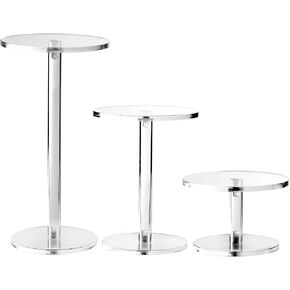 3pcs Acrylic Combat Risers, Flying Miniatures Combat Riser for DND Miniatures Stands Acrylic Display Support Shelf for Tabletop RPG Board and Small Figures Flight Display Accessories in Kuwait