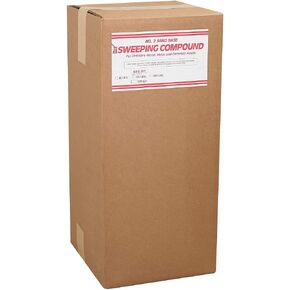 Tape Logic Gritless Sweeping Compound, 50 lb. Bag, Brown, 1/