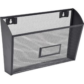 Lorell Black Mesh/Wire Wall Pocket 84144