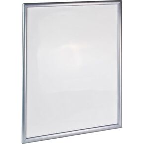 Azar Displays 300344-SLV Wall Mount Plastic Snap Poster Frame 24" x 36" Portrait/Landscape Sign Holder Frame