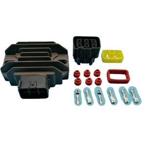 Voltage Regulator Rectifier Compatible with Arctic Cat Kawasaki Suzuki DVX400 KFX400 KFX450R KX250F KX450F LTF250 LTZ250 LTZ400 KFX 200 250 400 450 LTF LTZ 3409-027 21066-0042 Z386