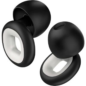 Ear Plugs for Sleeping, Noise Cancelling Reusable Earplugs for Snoring, Concerts, Work & Motorcycle Travel - Hearing Protection in Soft Flexible Silicone for Sleep - NRR 28db Earplugs, 8 Tips S/M/L/XL