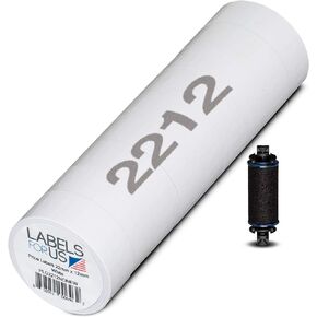 ملصقات متوافقة مع Garvey 2212-22mm x 12mm - 10,800 ملصق - عبوة تحتوي على 9 لفات - ملصقات لنا