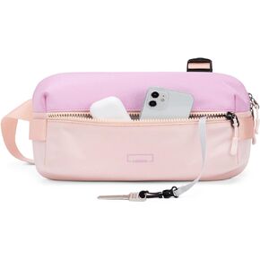 Fanny Pack Crossbody Bag for Women and Men, Waterproof Sling Bag with Adjustable Strap, Fashion Waist Pack for Traveling Hiking 2024 (Black)