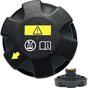 Rldym BMW Radiator Expansion Tank Cap, 140 KPa(1.4bar) Coolant Reservoir Cover For E82 E84 E90 E92 F01 F04 F06 F07 F15 F16 F26 F32 F33 F87 G16 - Replace# 17117639020 17117521071
