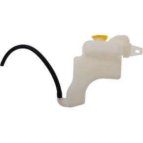 Engine Coolant Reservoir Expansion Tank Bottle With Cap Replacement for 2007-2017 Jeep Patriot, Compass MK and 2007-2017 Dodge Caliber White Plastic Textured 5058156AI CH3014122
