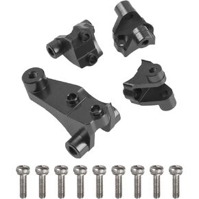 Aluminum Alloy Axle Mount Set Suspension Links Stand Compatible with TRX-4 TRX-6 8227 1/10 RC Crawler Car Upgrade Parts (Red)
