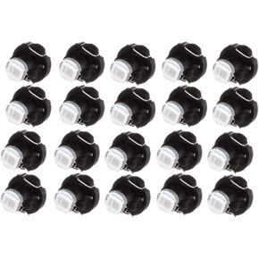 Cciyu 20 حزمة بيضاء 2835 SMD T3 Neo Wedge 1 LEDA/C أضواء جديدة 8 مم استبدال أمريكي مناسب لـ 1999-2010 لهوندا أكورد/أوديسي (أبيض)
