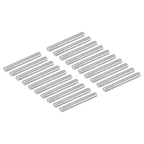 DMiotech 50 Pack M3x25mm Fully Threaded Rod 304 Stainless Steel Right Hand Threads Rod Bar Studs Clamps and U-Bolts