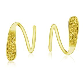 Double Hoop Earring for Women, WGXIA Silver Small Hoop Earrings Sterling Silver Earrings Hypoallergenic Spiral Earrings Twist Earrings for Women Trendy