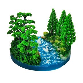 Swan Miniature Garden River, Fairy Garden River Pond, Diorama River, Realistic River, Fairy Garden Decor, Fairy Garden Supplies