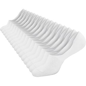 CHARMKING 8 Pairs Women Invisible No Show Socks Triple-reinforced slip resistance All-Day Breathable & Moisture Wicking