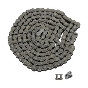 #35 Roller Chain 160 Links 5 Feet with 2 Connecting Links and 1 Offset Links Fit for Go Kart and Mini Bike
