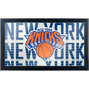 Trademark Gameroom NBA1500-NY3 NBA Framed Logo Mirror - City - New York Knicks