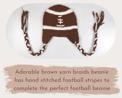 Baby Photography Outfits Crochet Knitted Football Player Outfits Newborn Photo Sports Costume 0-1 Month in Saudi Arabia