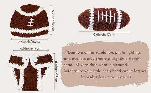 Baby Photography Outfits Crochet Knitted Football Player Outfits Newborn Photo Sports Costume 0-1 Month in Saudi Arabia