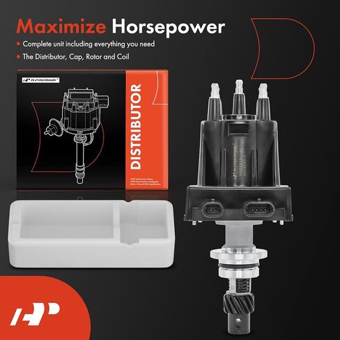 A-Premium Ignition Distributor with Cap and Rotor Compatible with Chevrolet Camaro, Astro, Celebrity, Citation II, LLV & Buick Century, Somerset, Skylark & Oldsmobile Calais & Pontiac 6000, Fiero in Saudi Arabia