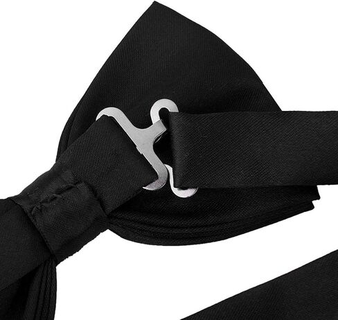 jojofuny 3 قطع الحرير Cummerbund ربطة عنق منديل الحرير الرجل المحترم مجموعة بدلة الرجل الملحقات للأعمال الزفاف مأدبة (أسود) in Kuwait