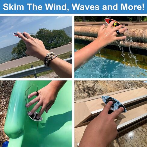 Finger Skimboard | Finger Surfboard - Skim and Surf The Wind, Waves and Almost Anywhere (Great White) in Saudi Arabia