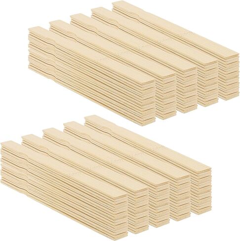 200 PCS 11.8x1 Inch Paint Stick, 300x25x3mm Paint Stir Stick, Bamboo Mixing Paddles Sticks for Crafts, Paint Stirrers in Saudi Arabia