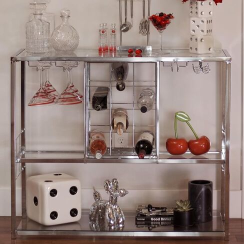 Cherry Decor, Maximalist Decor with Funky, Trendy & Unique Style, Cherry Themed Aesthetic Room Decor, Kitchen Decor for Modern Homes, 70’s Retro Bar Cart Decor for Cherry Lovers in Saudi Arabia