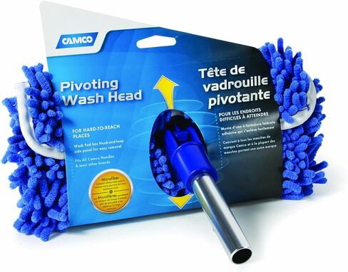 Camco 41948 Microfiber Wash Head Attachment , Blue in Saudi Arabia